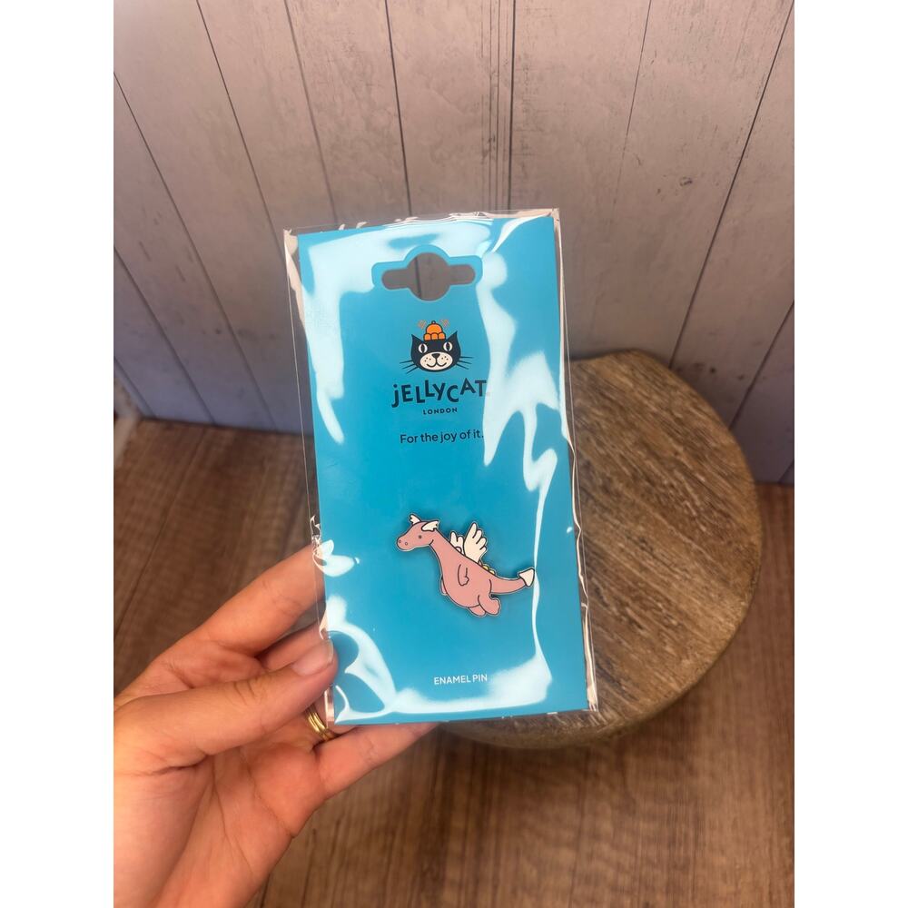 Jellycat Amusables Duskrise Dragon Jellycat Pin  Jellycat Enamel Pin